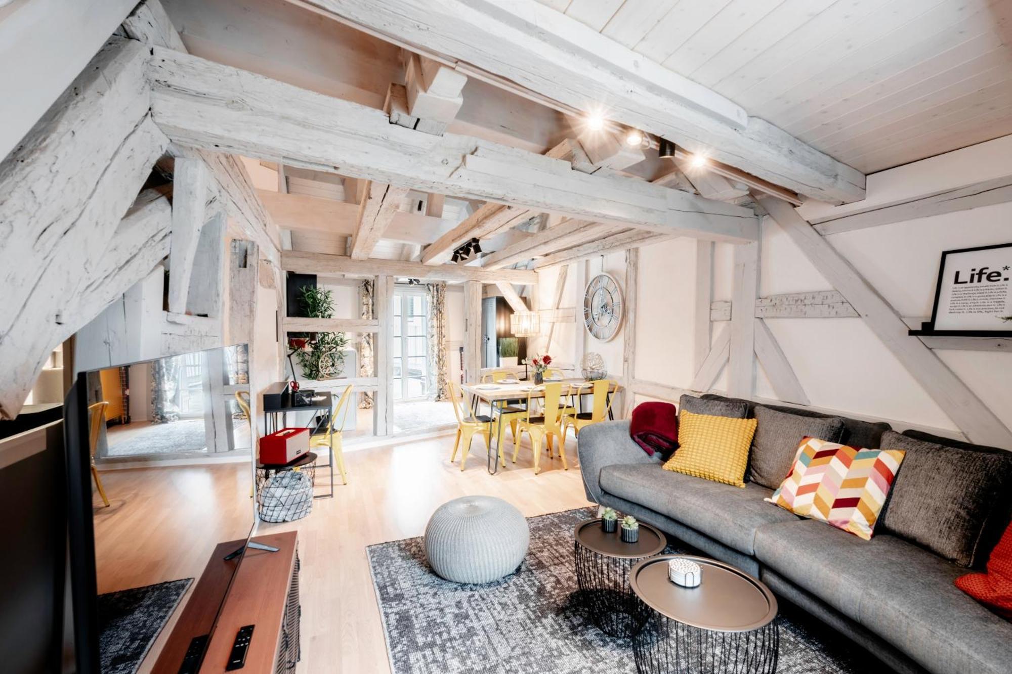 Appartement Cozy #dachterasse#exquisit#fachwerk#90qm *