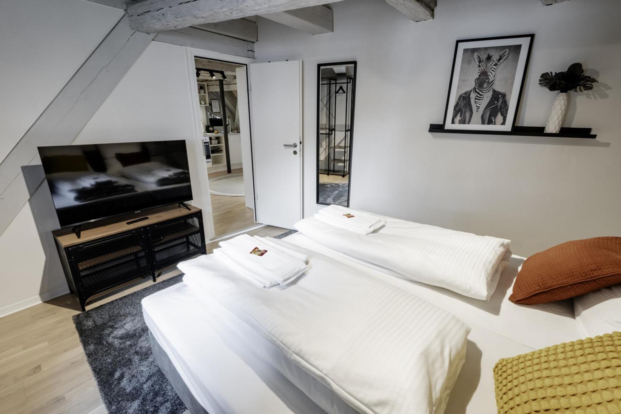 Cozy #dachterasse#exquisit#fachwerk#90qm Apartment *